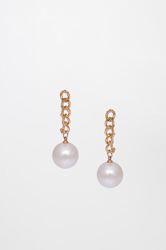 Off White Metal Earring, , image 1